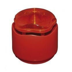 Hosiden Besson Banshee Excel Lite CHL Sounder Beacon - Red Body Amber Lens - 958CHL1200