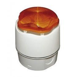 Hosiden Besson Banshee Excel Lite CHL IP66 Sounder Beacon - White Body Amber Lens - 958CHL1701