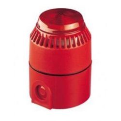 Fulleon FL/RL/R/D SWITCH Flashni Sounder & Xenon Beacon With Deep Base - Red Body Red Lens