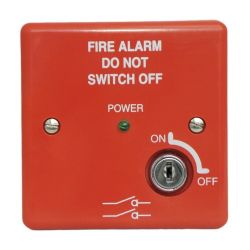 Haes MISW-R Fire Alarm Mains Isolation Keyswitch - Red