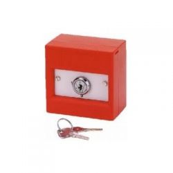 KAC K21DRS-11 Double Pole Keyswitch Call Point - Red