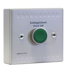 Kentec K91000M10 Sigma Si Extinguishant Hold Unit - Green Button