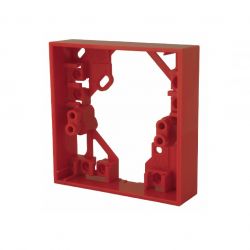 KAC PTR Low Profile Surface Mounting Patress Box - Red
