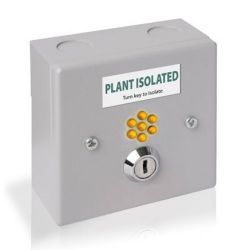 Kentec K24200-M10 Plant Isolate Yellow Alarm Indicator (Without Keyswitch)