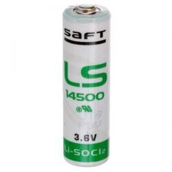 SAFT LS14500 3.6V AA Lithium Thionyl Chloride Battery
