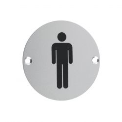 Zoo Hardware Male Pictogram Toilet Door Sign