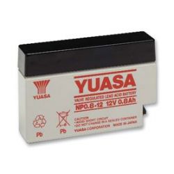 Yuasa NP0.8-12 Sealed Lead Acid Battery 0.8Ah 12V
