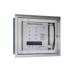 Cameo Systems ORB-L-RS8-OLED-F Disabled Refuge 8 Line Central Control Unit - Flush Mounted - Loop Wired Version