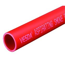 Vesda Xtralis PIP-001 25mm Red Air Sampling Pipe 3m Length