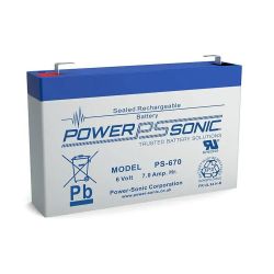 Powersonic PS-670 Sealed Lead Acid Battery - 6V 7.0Ah