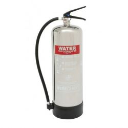 Firechief PXW9 9Ltr Water Polished Stainless Steel Fire Extinguisher