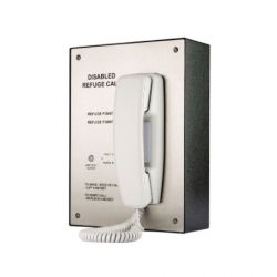 Channel Safety R/CH/ORB/R/RS2/S 2 Way Disabled Refuge Panel - Radial Wiring Version - Surface Mounting
