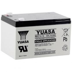 Yuasa REC14-12 Cyclic Battery - 14Ah 12V