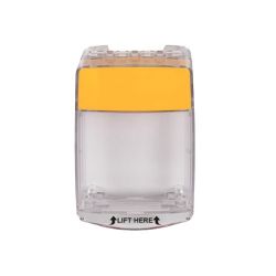 STI-15C20NY Eurostopper Break Glass Cover With Sounder - Surface Mounted - Yellow