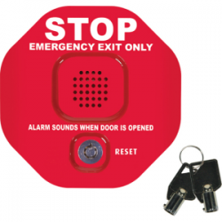STI-6405 Exit Stopper with Momentary Reset - Red