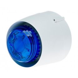 Cranford Controls VTB-32-DB-WB/BL Spatial Sounder Beacon - Deep Base White Body Blue Lens (511-050)