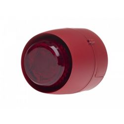 Cranford Controls VTB-32E-DB-RB/RL Spatial Sounder Beacon - Deep Base Red Body Red Lens (511-097L)