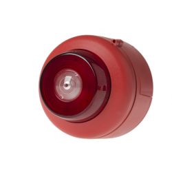 Cranford Controls VXB-1EVAD C SB RB RF Ceiling Mounted Beacon - Shallow Base Red Body Red Flash (512-205)