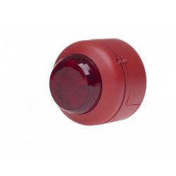 Cranford Controls VXB-DB-RB/RL LED Beacon - Deep Base Red Body Red Lens (512-003)