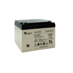 Yuasa Y24-12IFR Yucel Flame Retardant Sealed Lead Acid Battery - 24Ah 12V